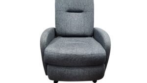 Blue Low Profile Powered Recliner