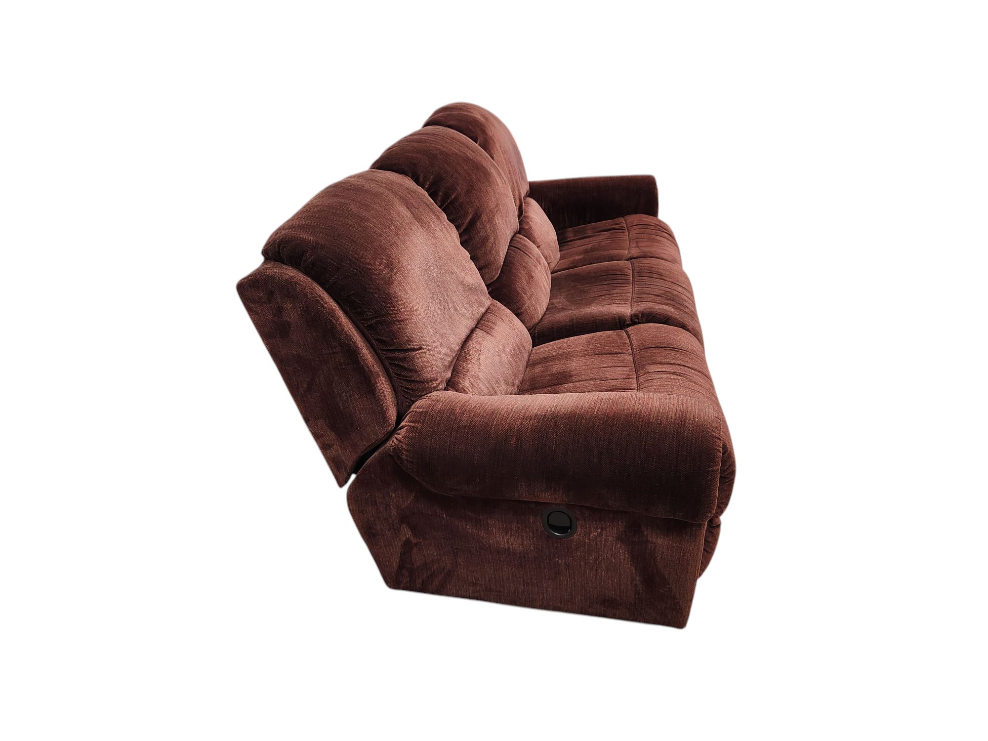 Maroon Recliner Sofa - Image 3