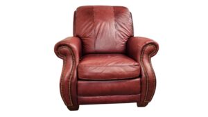 Burgundy Leather Recliner