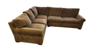 Brown L Sectional