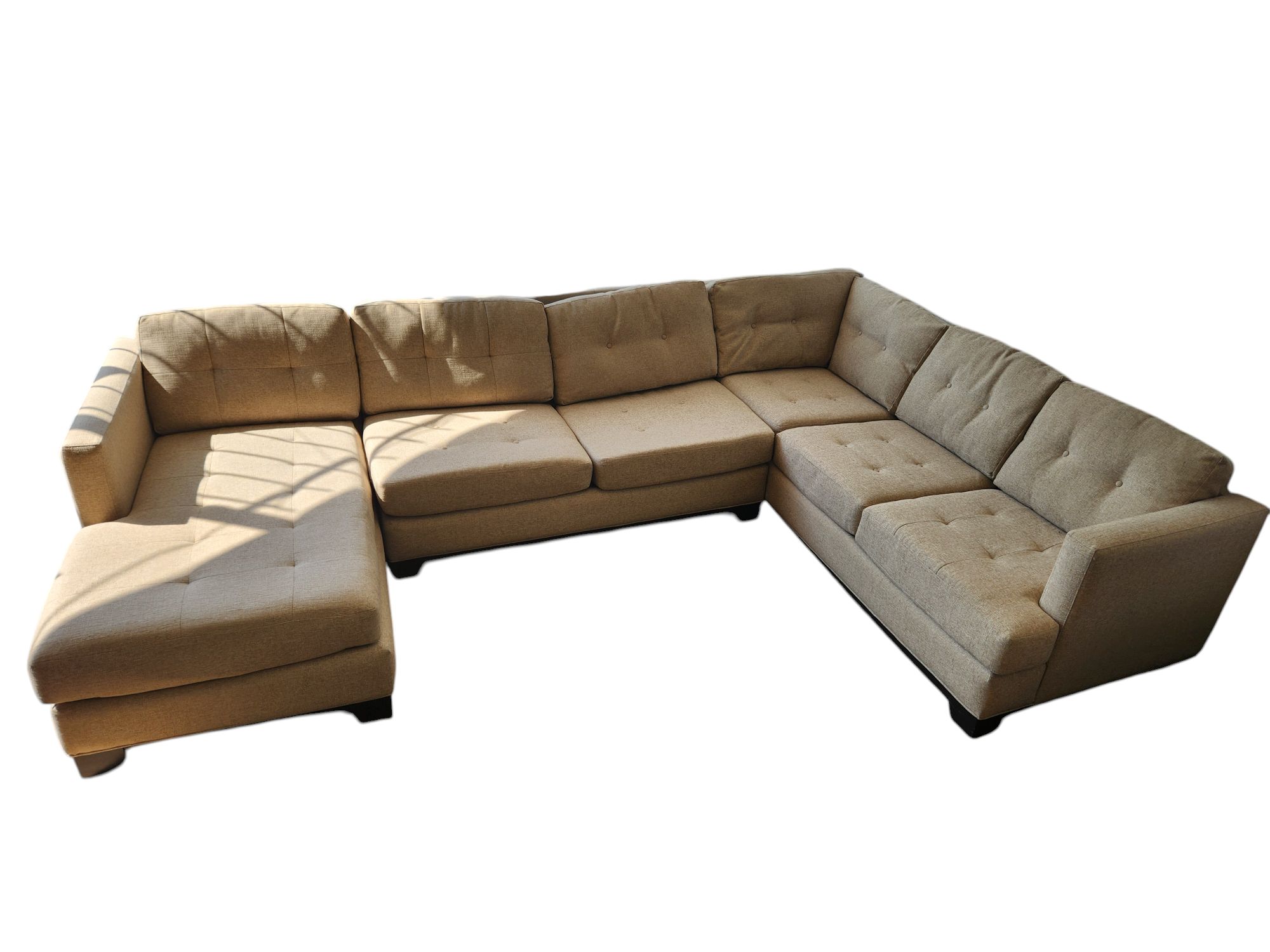 Jonathan Louis Beige U-Shaped Sectional