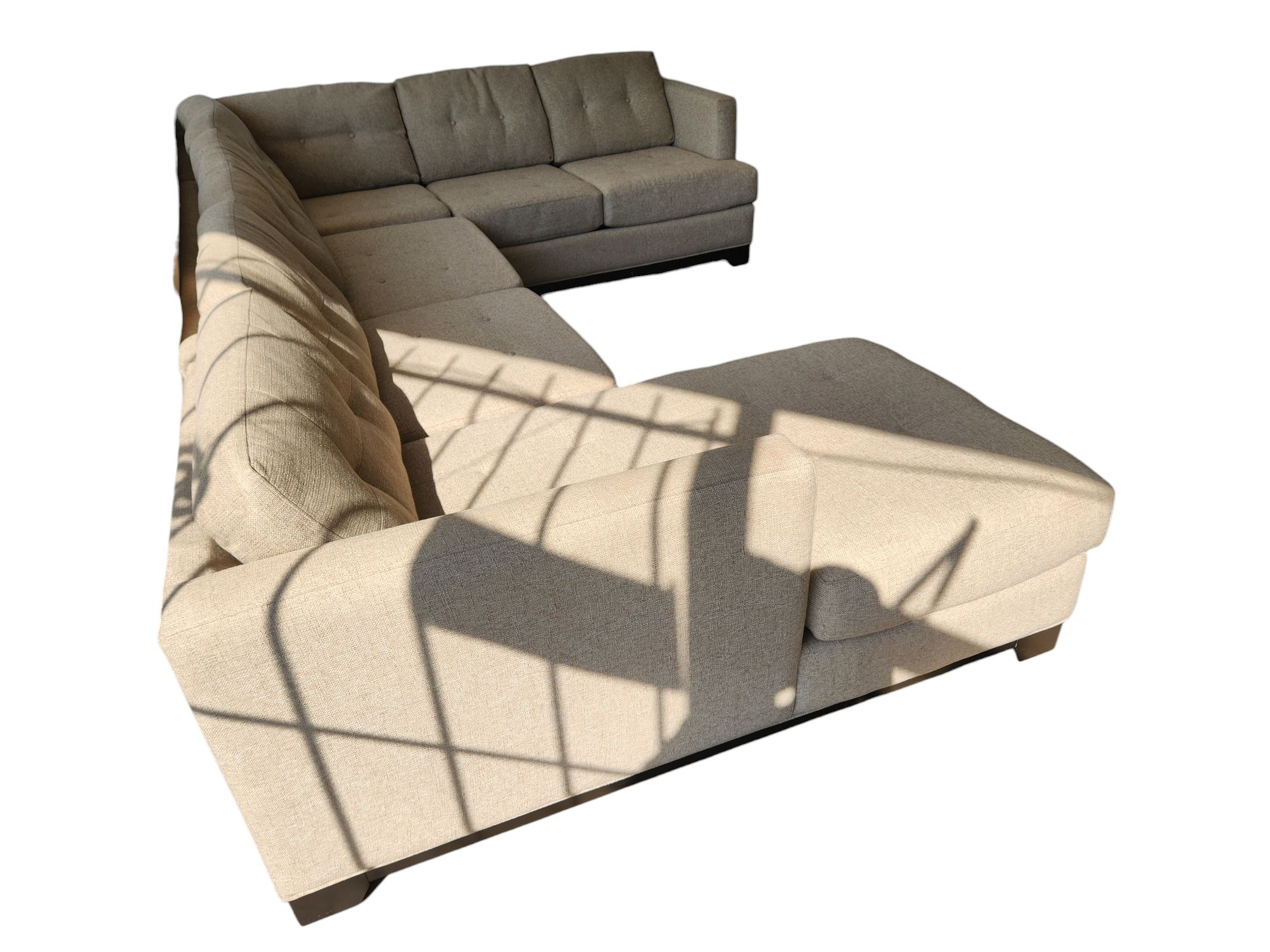 Jonathan Louis Beige U-Shaped Sectional - Image 3