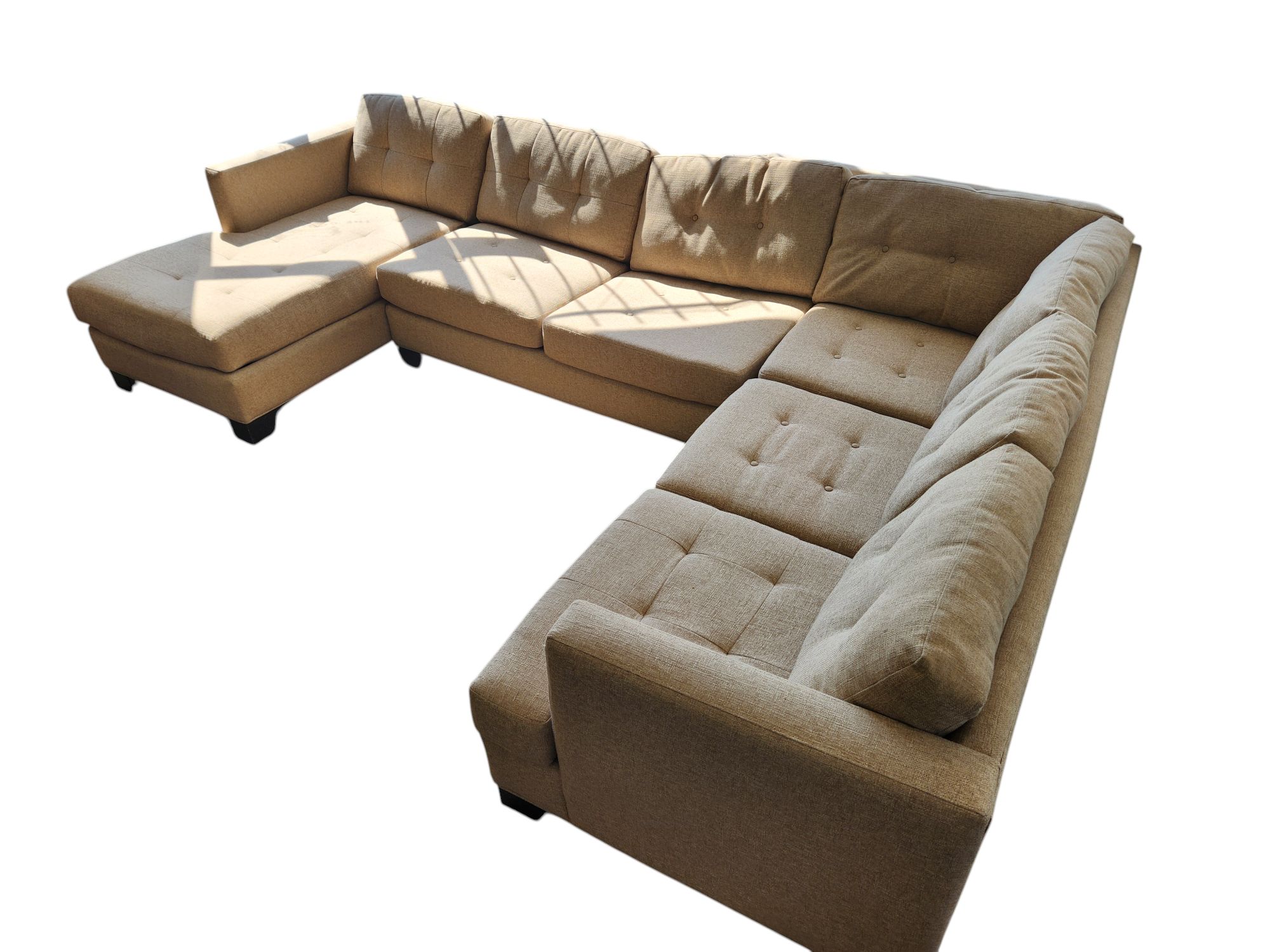 Jonathan Louis Beige U-Shaped Sectional - Image 4