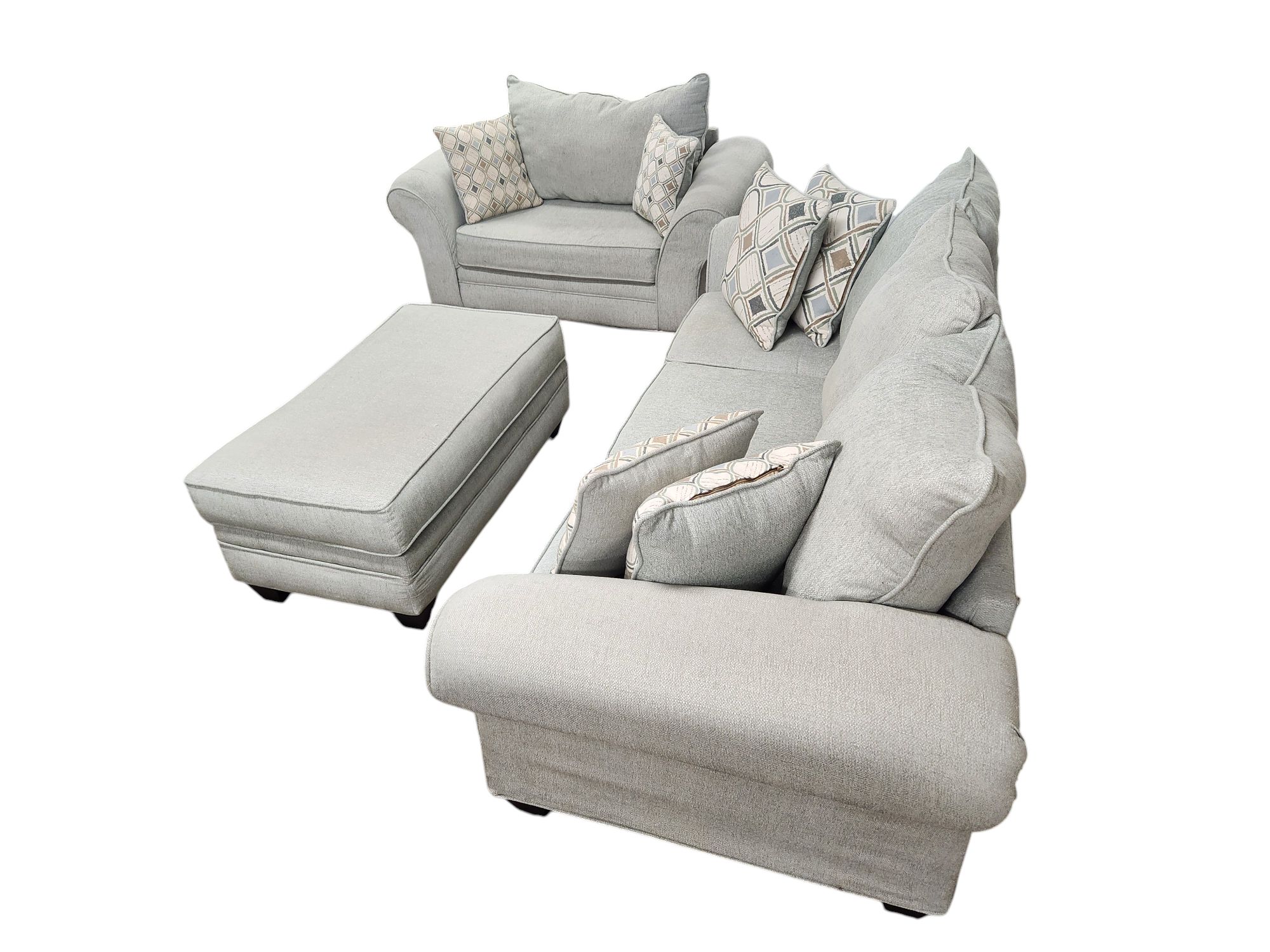 Green Living Room Set (couch sold) - Image 4