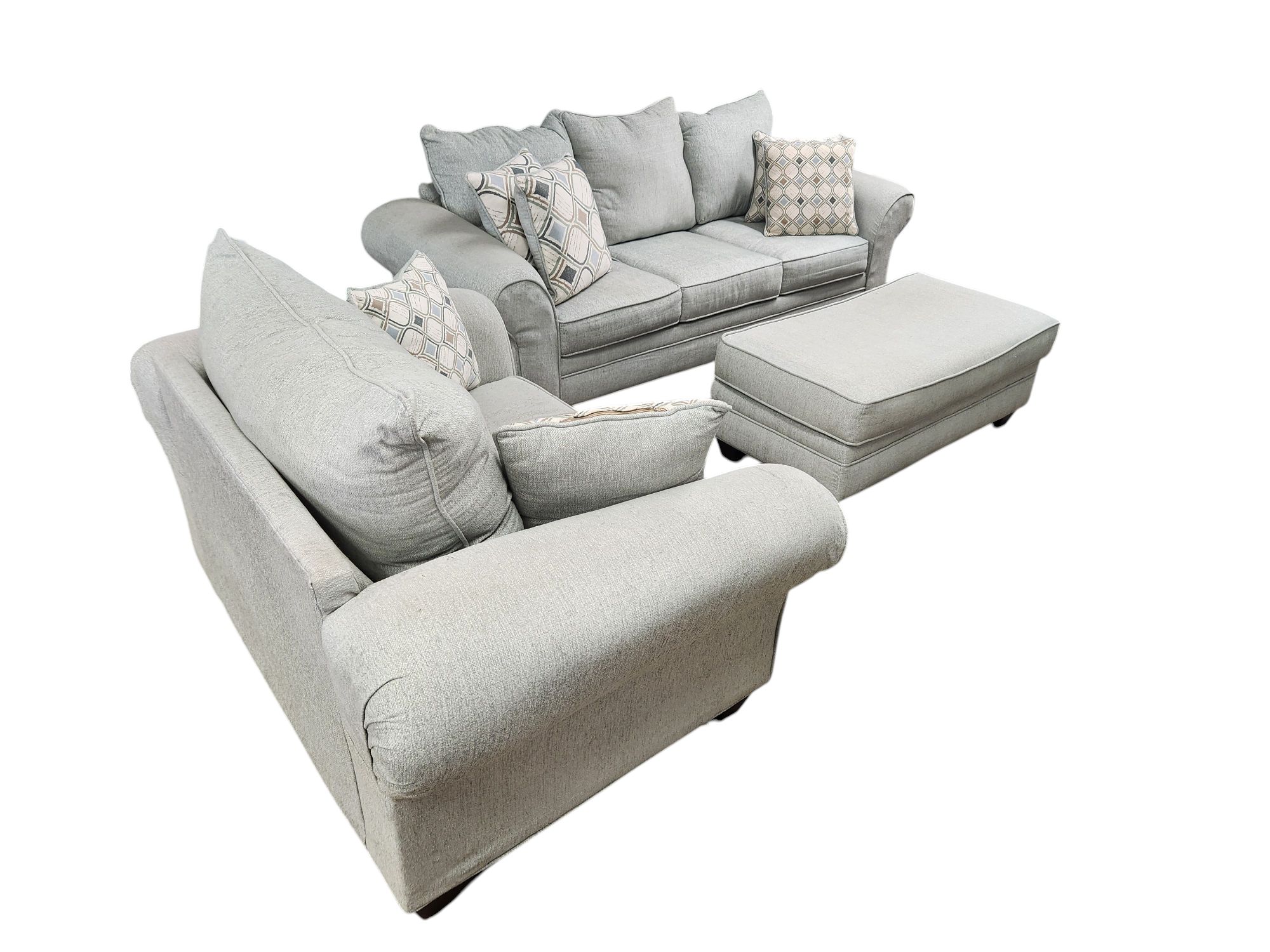 Green Living Room Set (couch sold) - Image 3