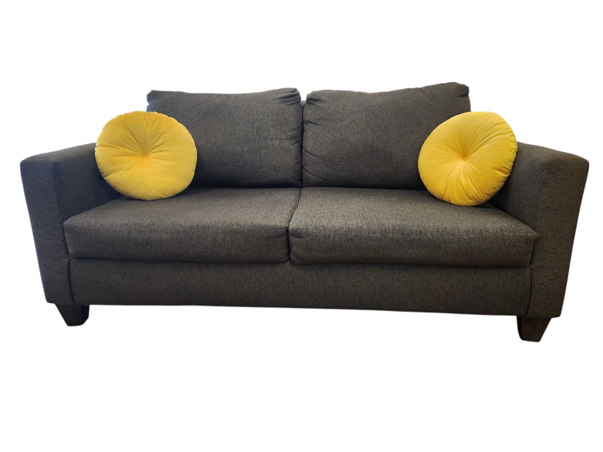 Dark Grey 2-Seat Sleeper Couch