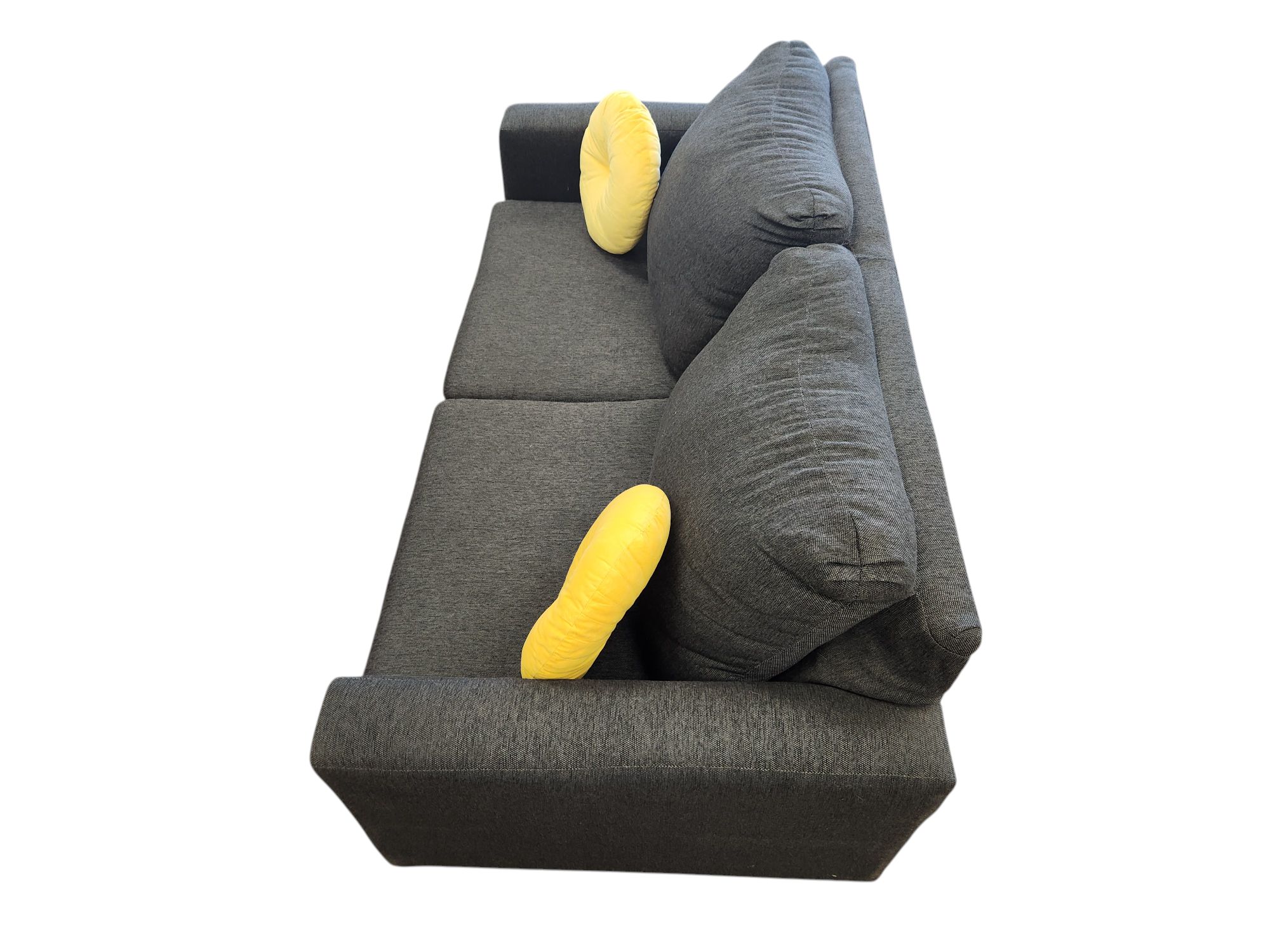 Dark Grey 2-Seat Sleeper Couch - Image 4