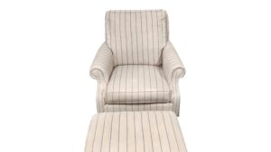 Bassett Chair with Ottoman