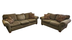 Jonathan Louis Sage couch & Loveseat Set
