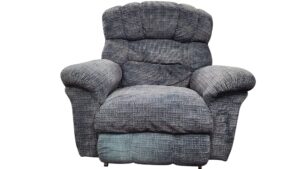 Dark Blue Rocking Recliner Chair