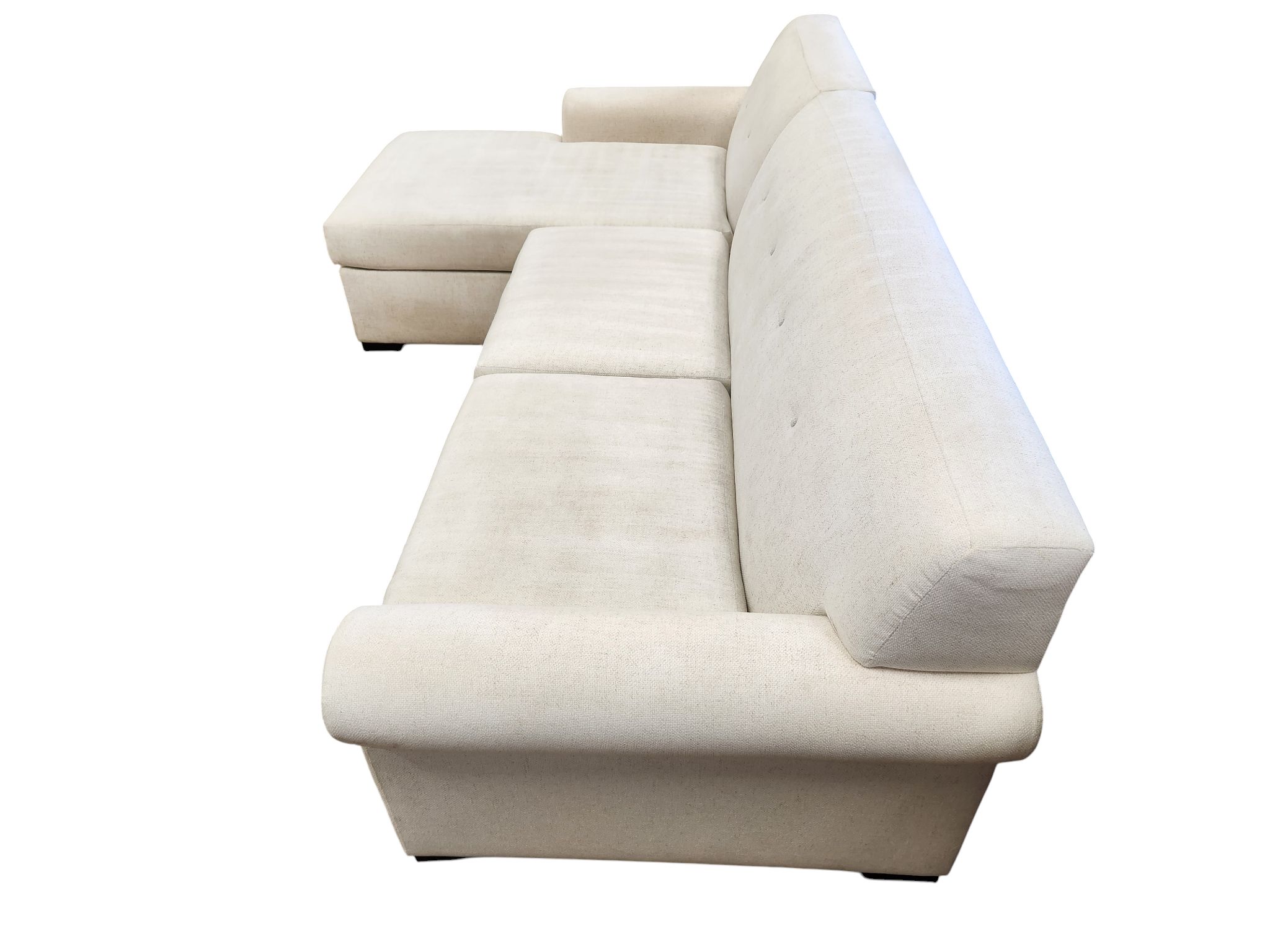 Jonathan Louis White Sectional with Chaise - Image 4