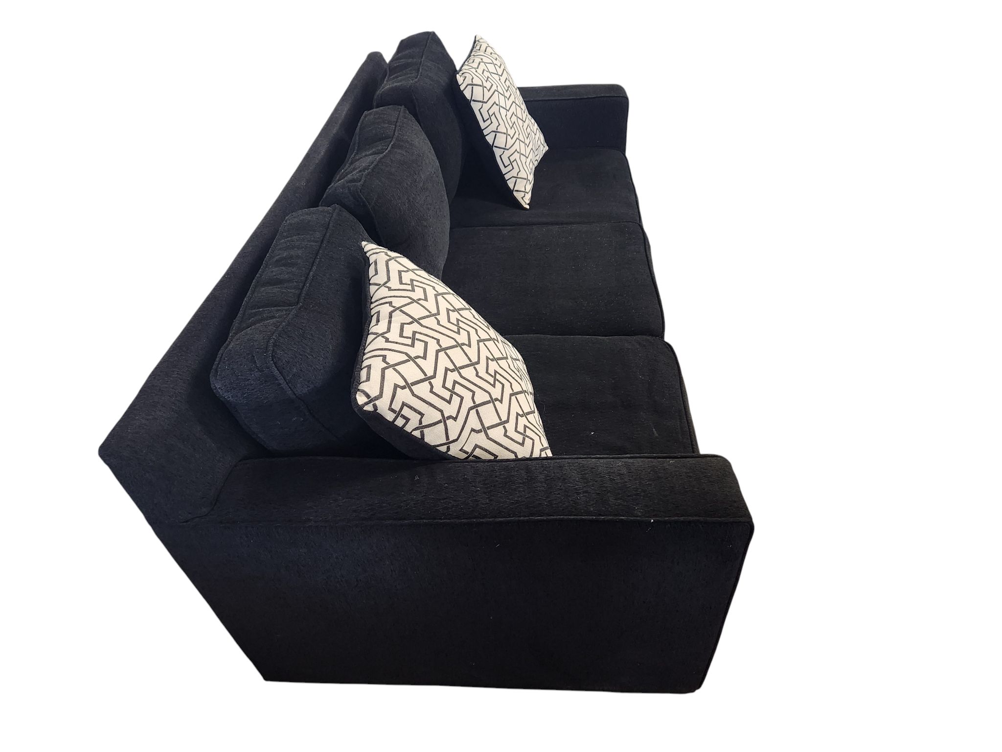 American Furniture Black Couch - Image 3