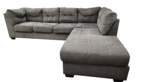 Ashley-Style Gray Sectional with Chaise