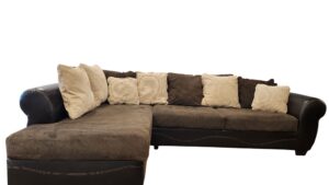 Ashley Furniture Two-Tone Sectional with Chaise