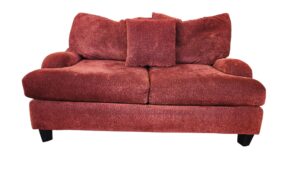 Red Velvet Loveseat