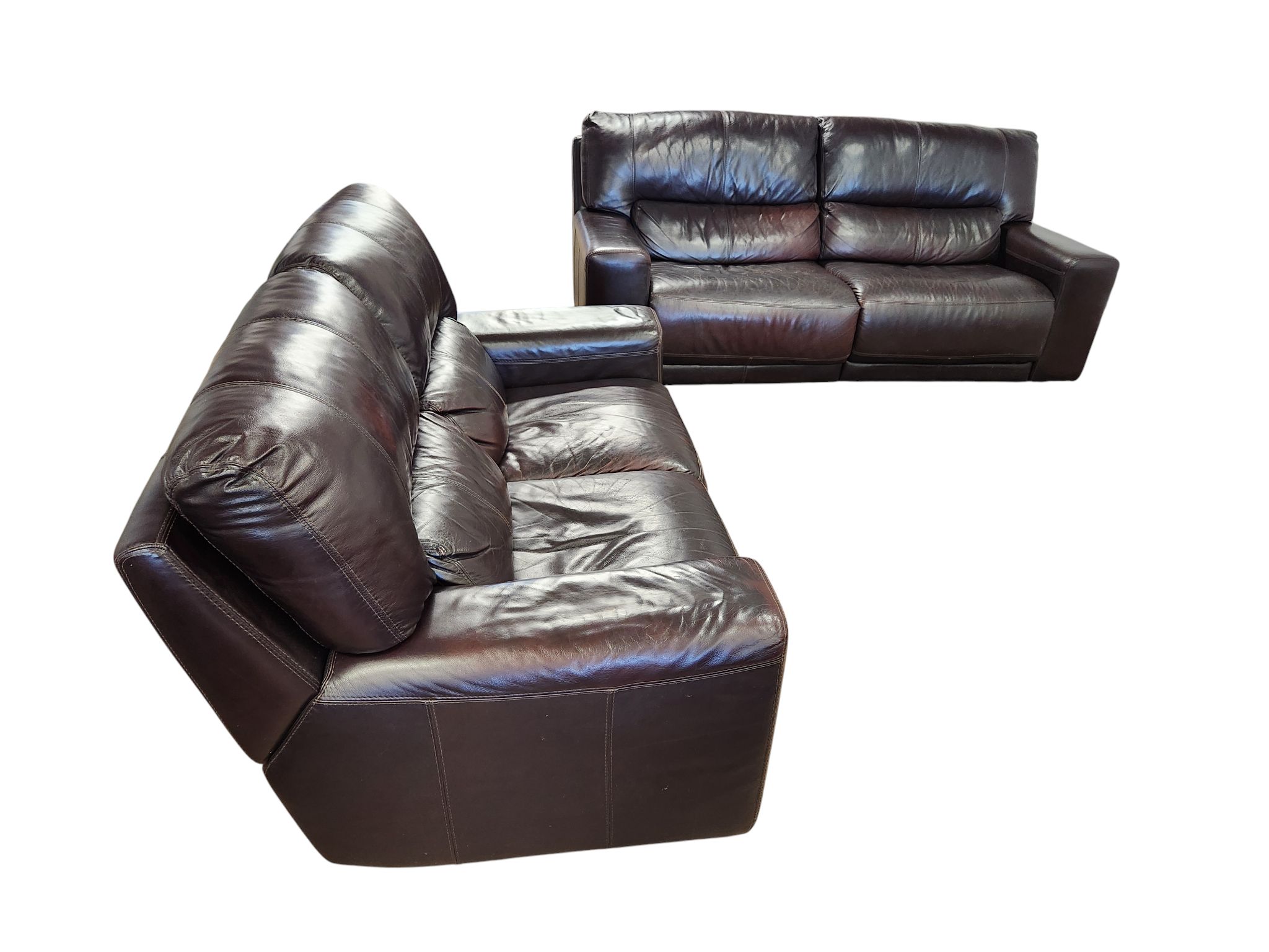 Leather Recliner Set - Image 2