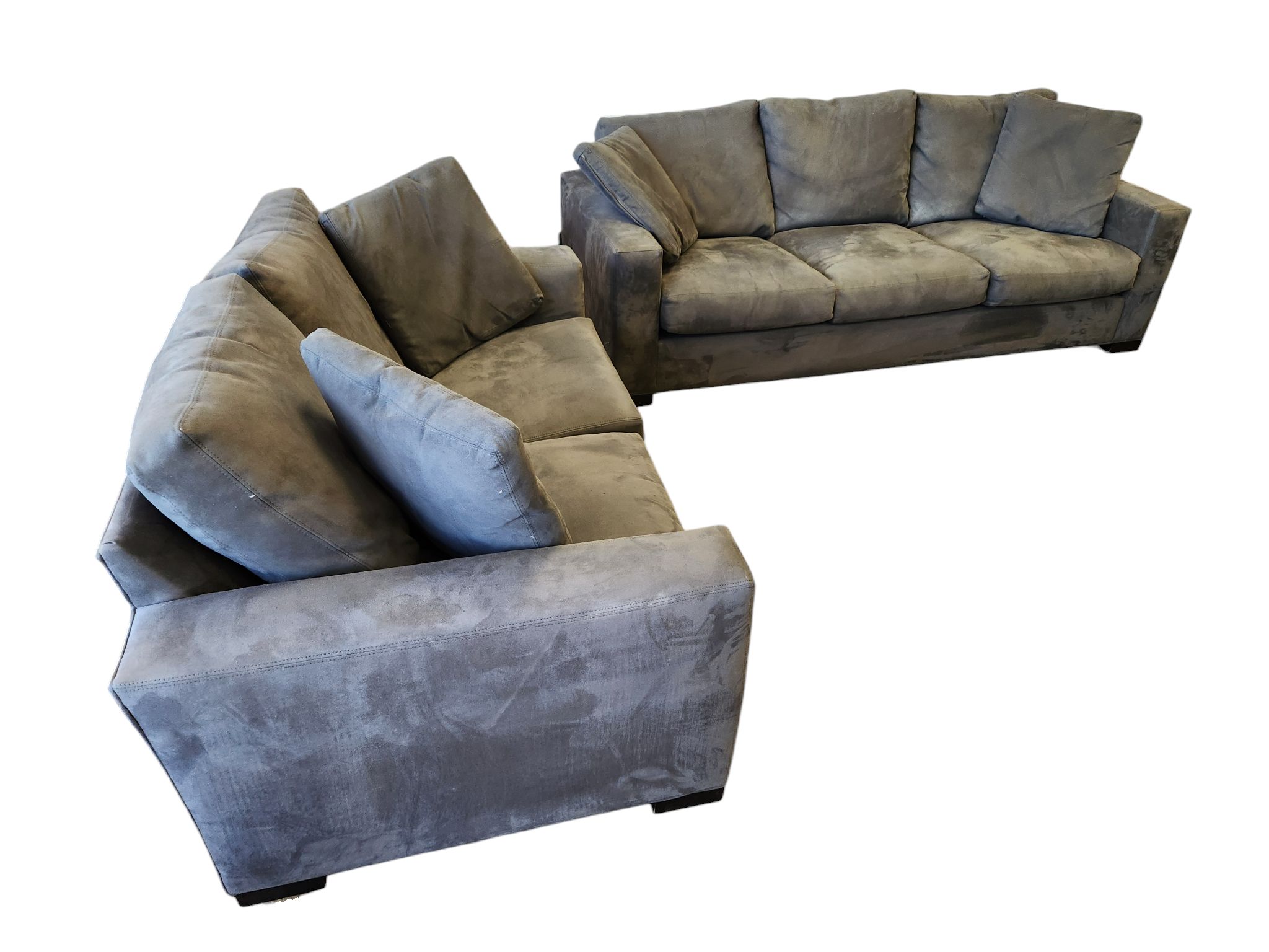 Gray Couch & Loveseat Set (loveseat sold) - Image 4