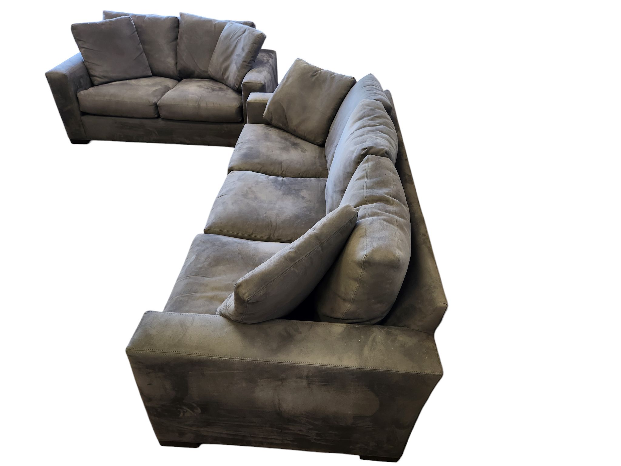 Gray Couch & Loveseat Set (loveseat sold) - Image 3