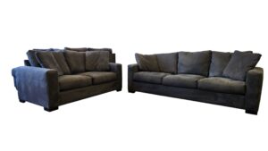 Gray Couch & Loveseat Set