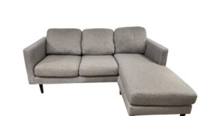 Rivet Revolve Modern Sectional with Reversible Chaise