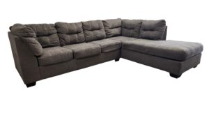 Ashley Furniture Gray Sectional with Chaise