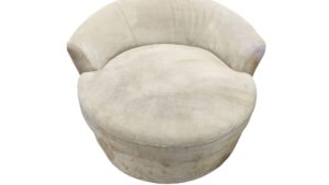 Oversized Round Swivel Accent Chair