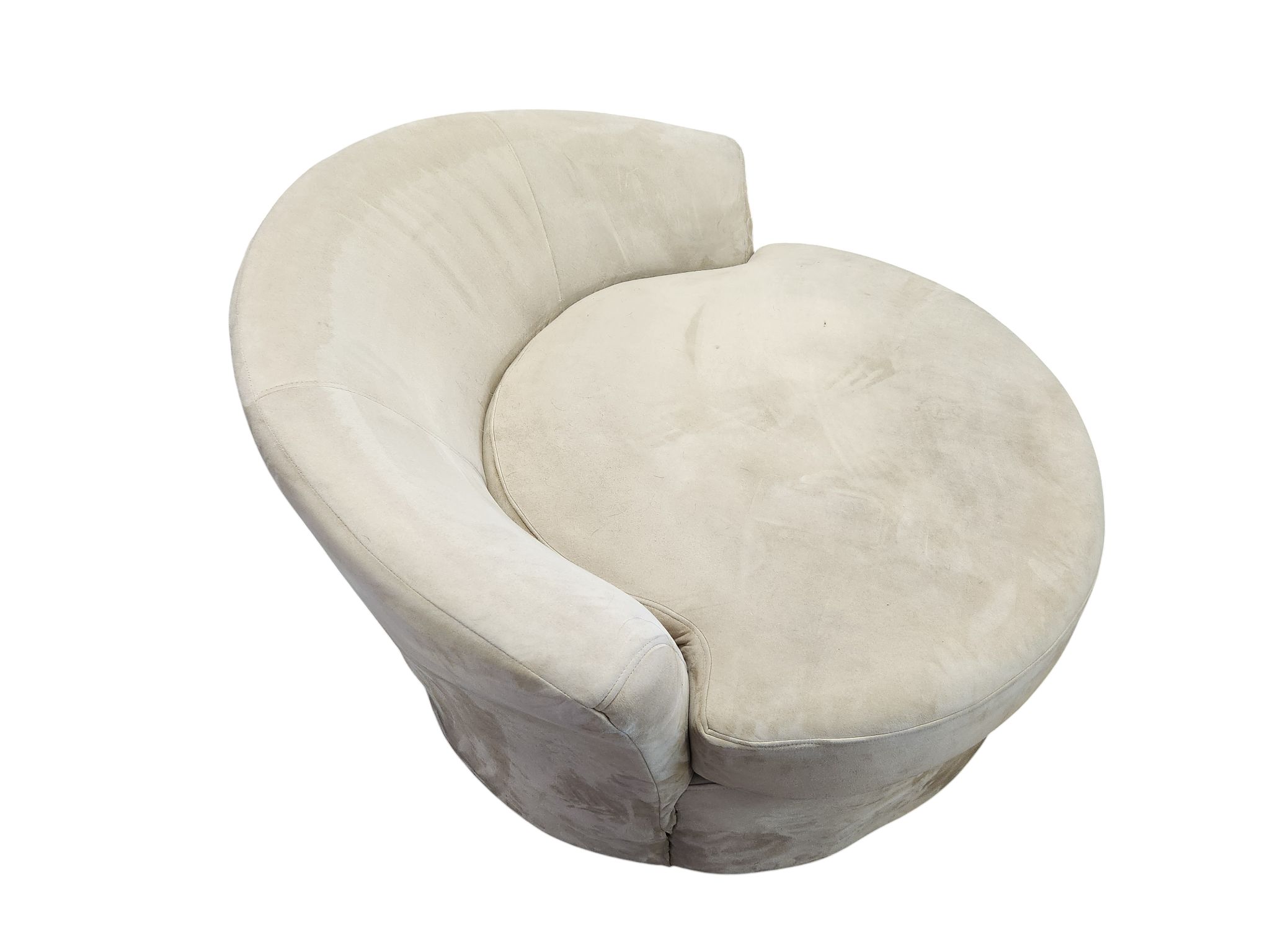 Oversized Round Swivel Accent Chair - Image 3