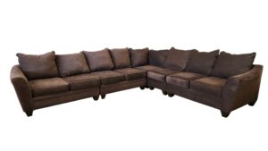 Gray Modern L-Shaped Sectional