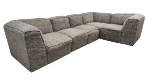 5pc Gray Modular Sectional
