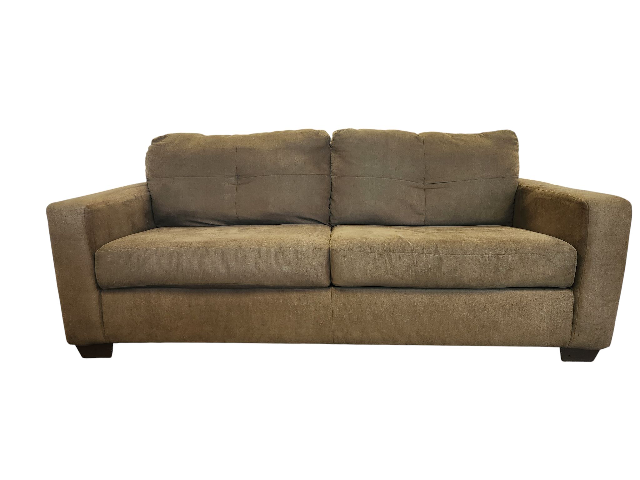 Brown Oversized Loveseat
