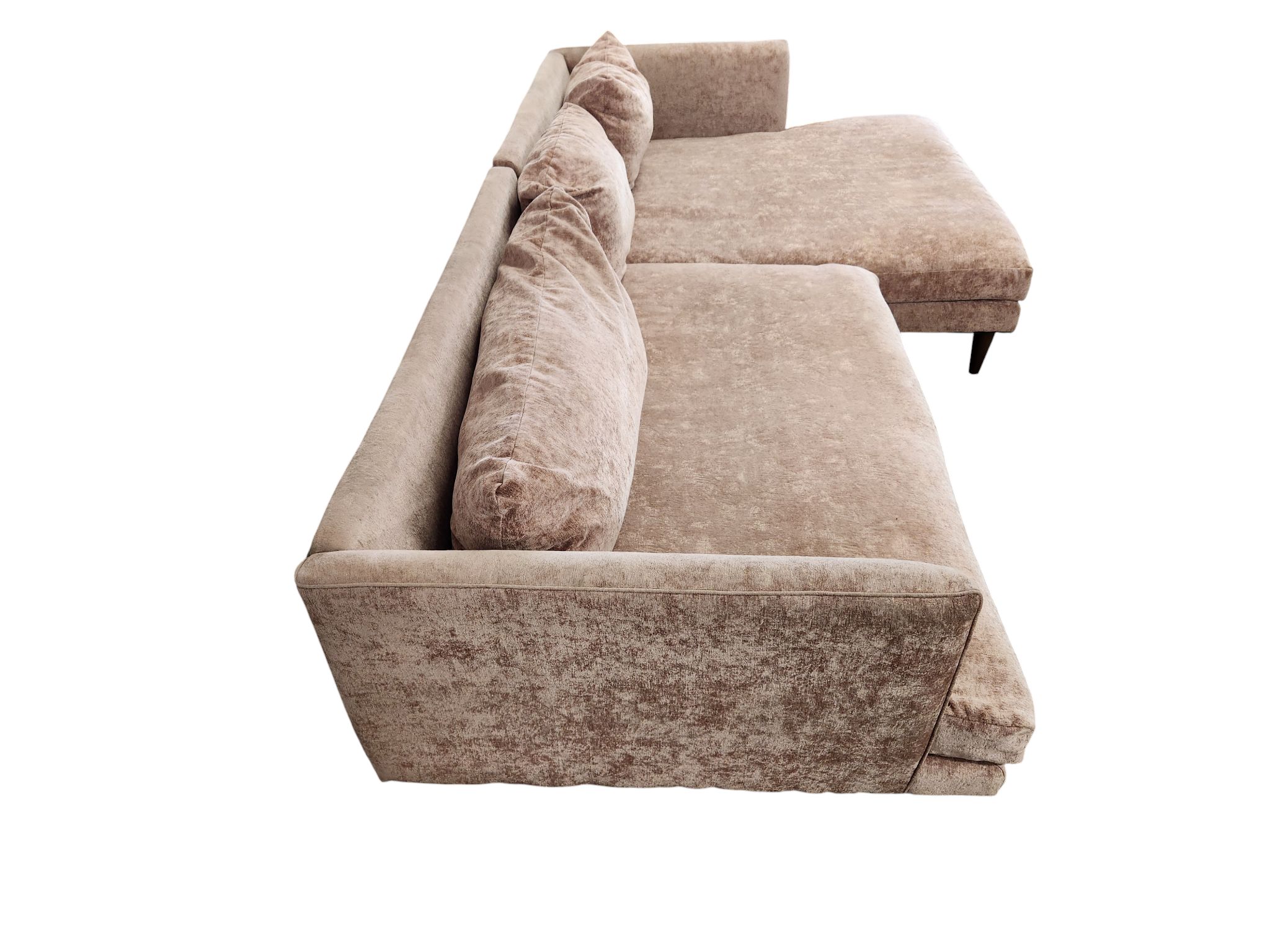 Traditional Pink L Sectional with Chaise - Image 4