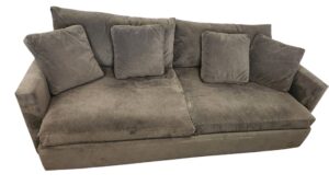 Brown Oversized Loveseat