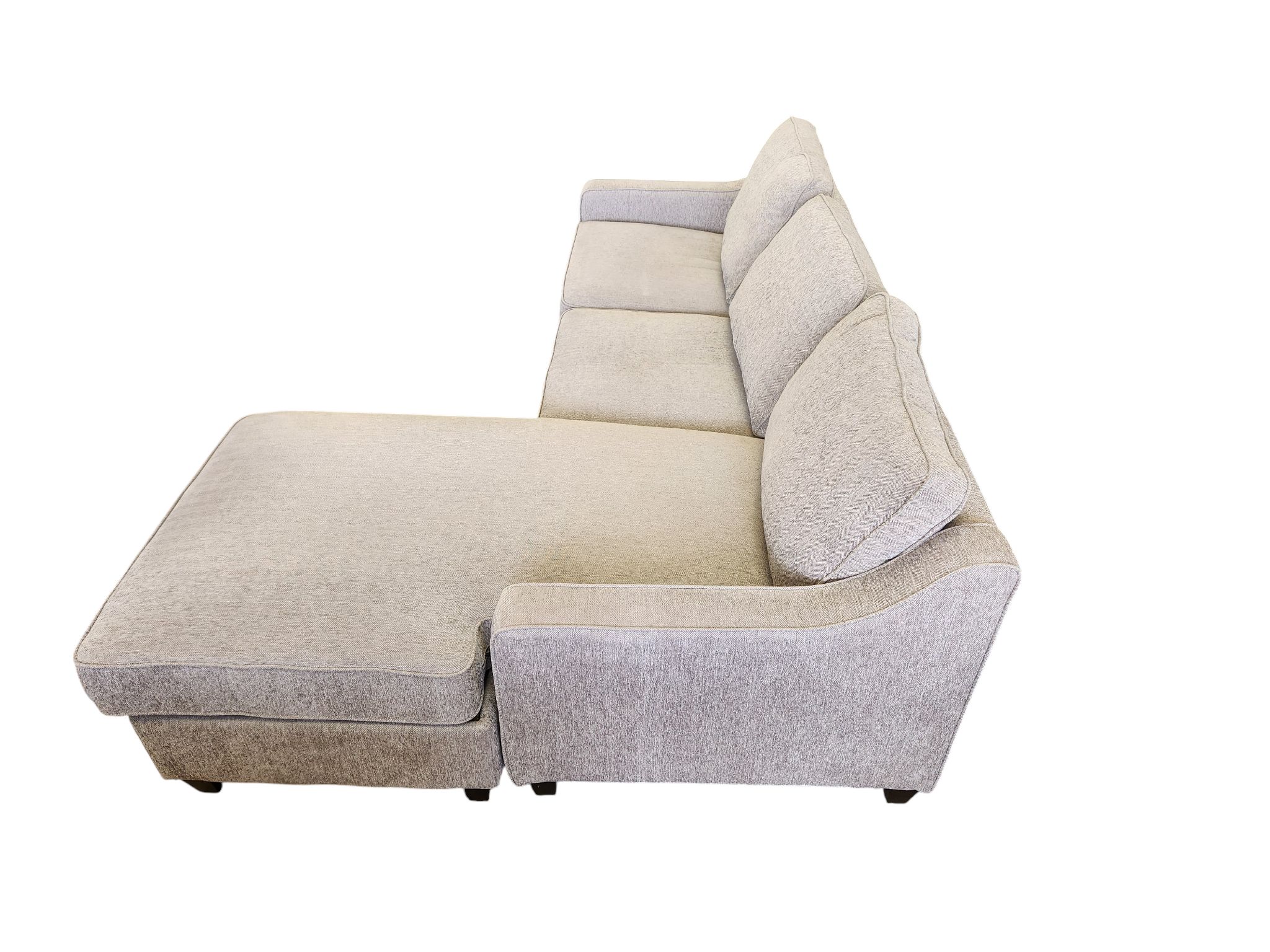 Cloud Gray Reversible Chaise Sectional - Image 4