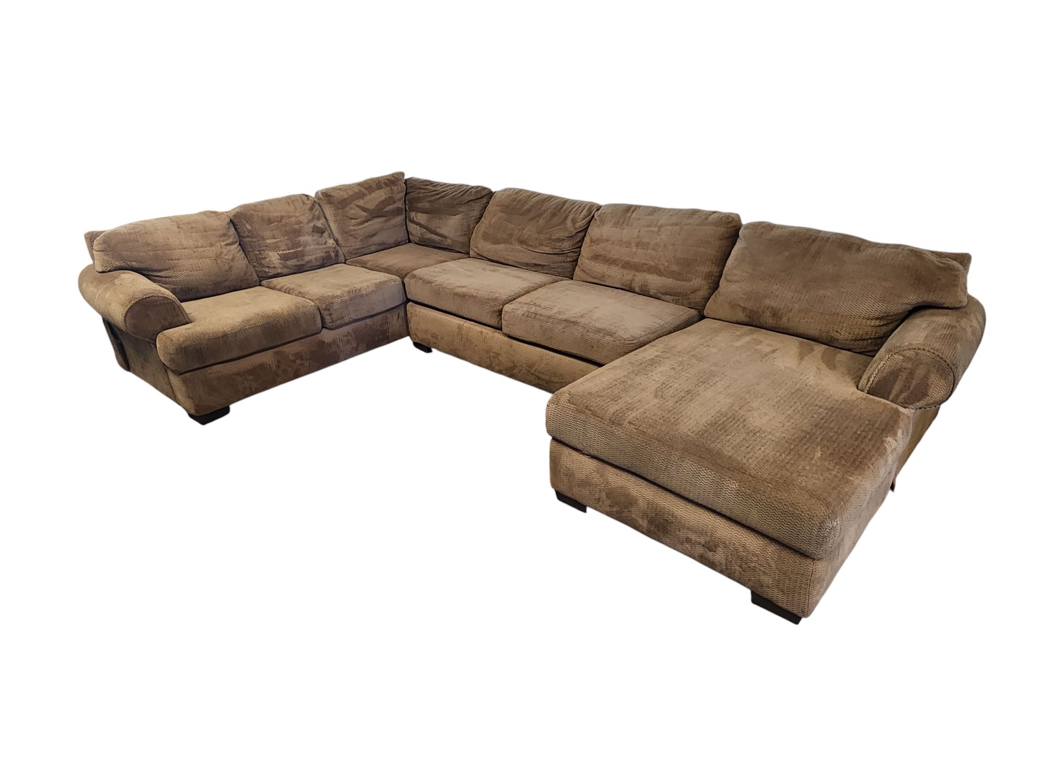 Light Brown U-Shaped Sectional
