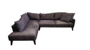 Modern Charcoal Gray L-Sectional