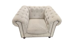 Oversized White Chair