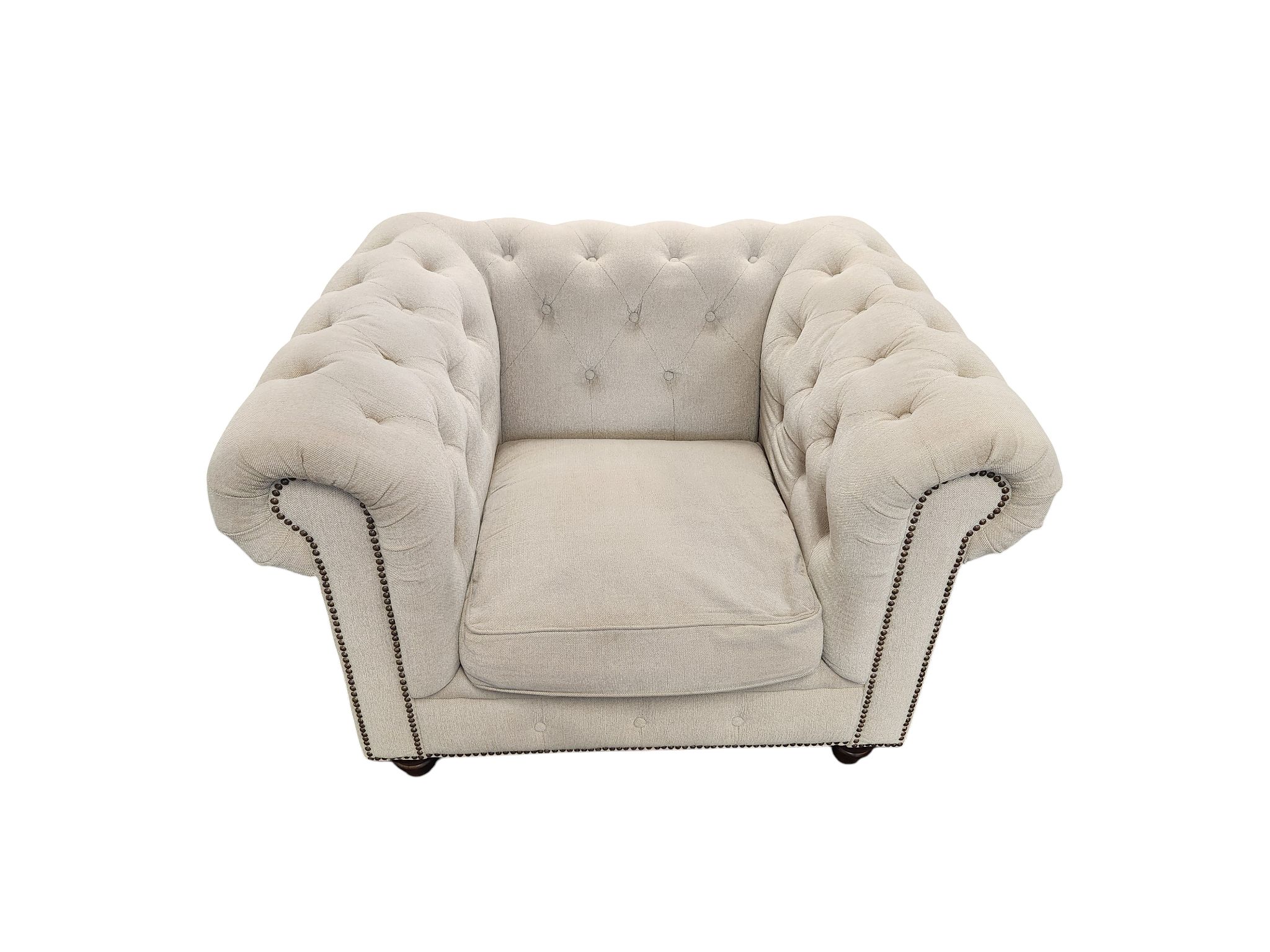 Oversized White Chair
