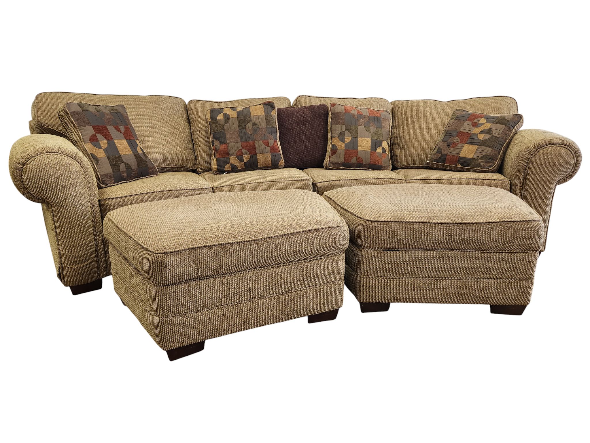 Vintage Curved Couch - Image 3