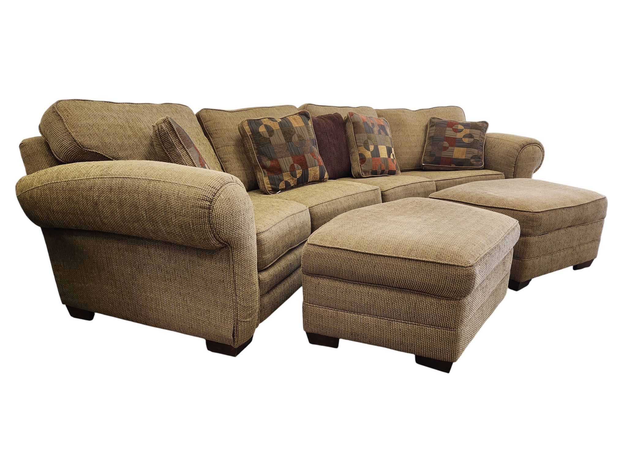 Vintage Curved Couch - Image 5