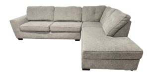 Gray L-Sectional with Chaise