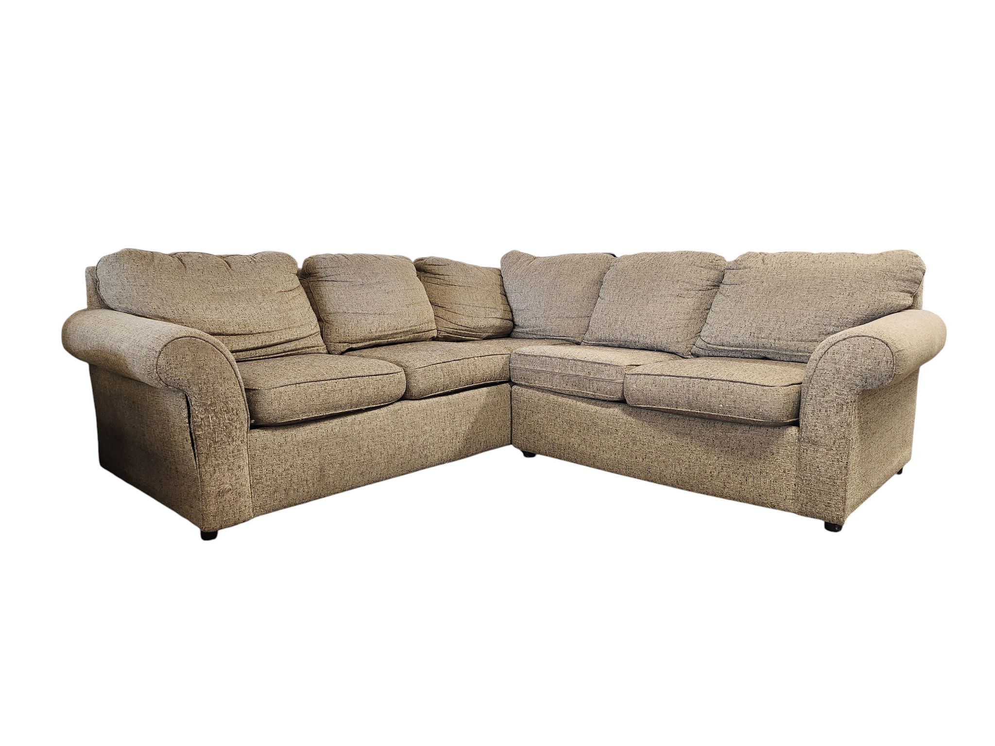 Light Brown L-Shaped Sectional