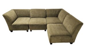 4pc Olive Drab Modular Sectional