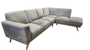 Mid Century Modern Gray Sectional