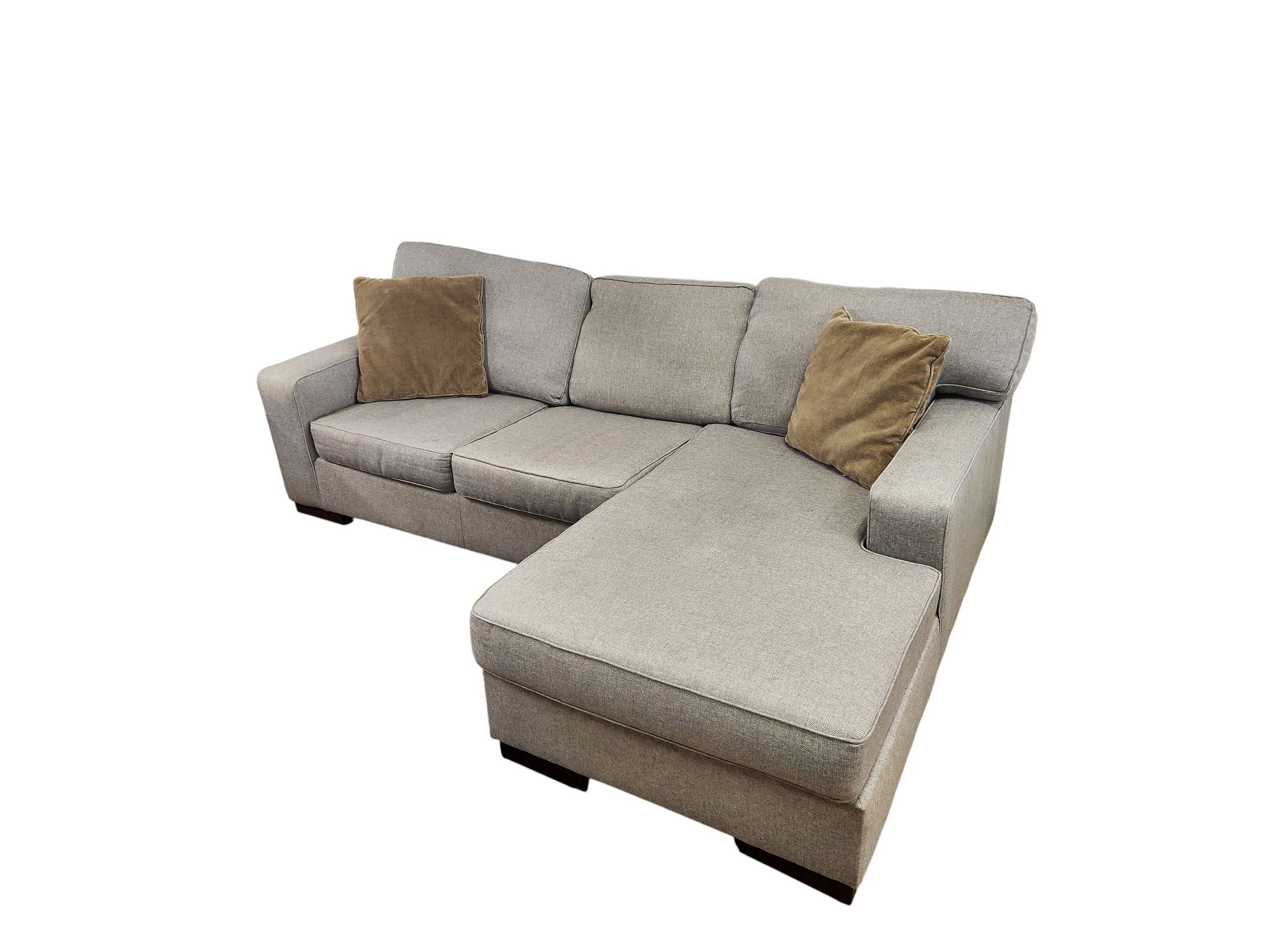 Ashley Furniture Gray Sectional with Chaise - Image 4