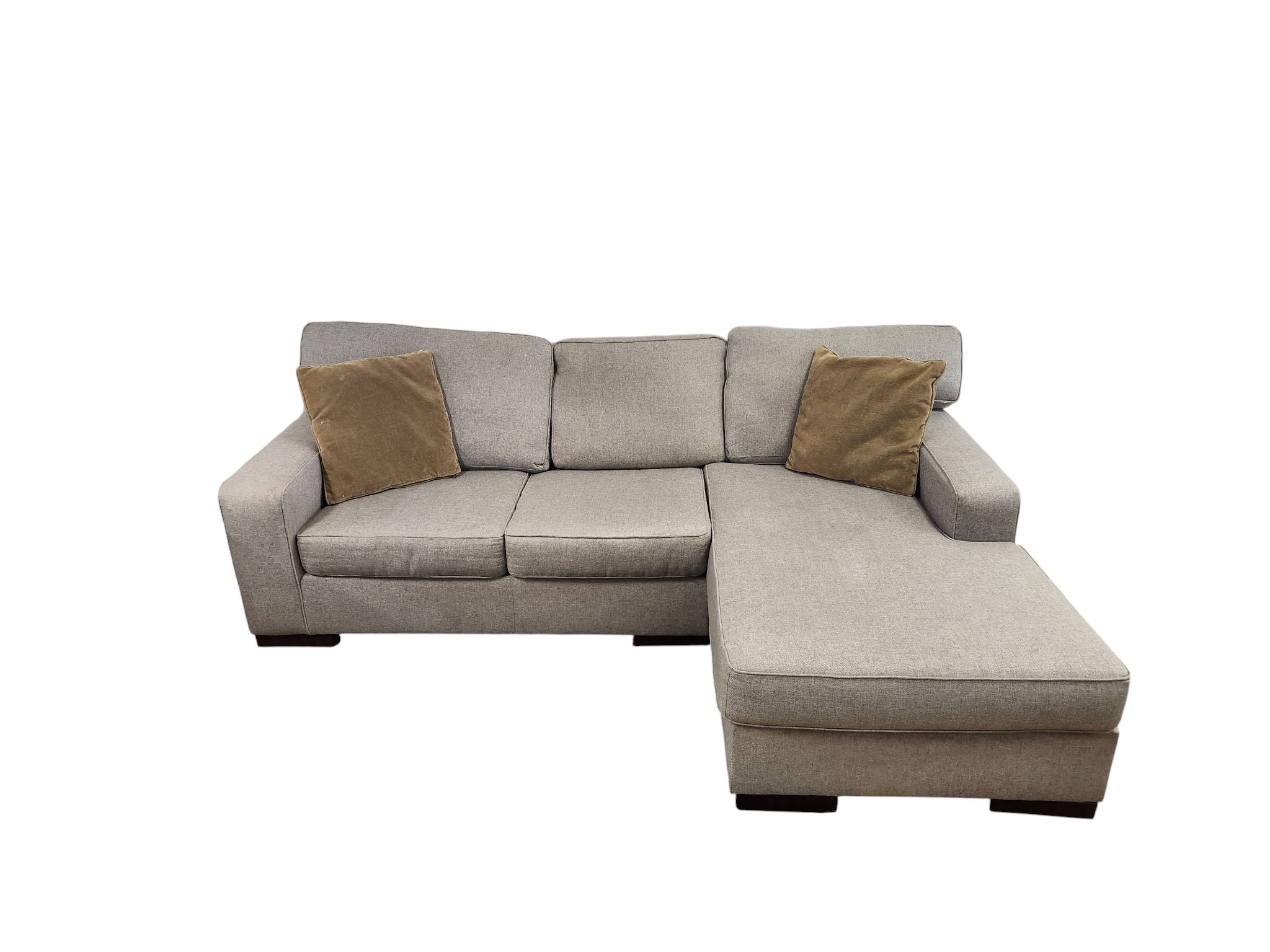 Ashley Furniture Gray Sectional with Chaise