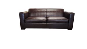 Brown Leather Sofa