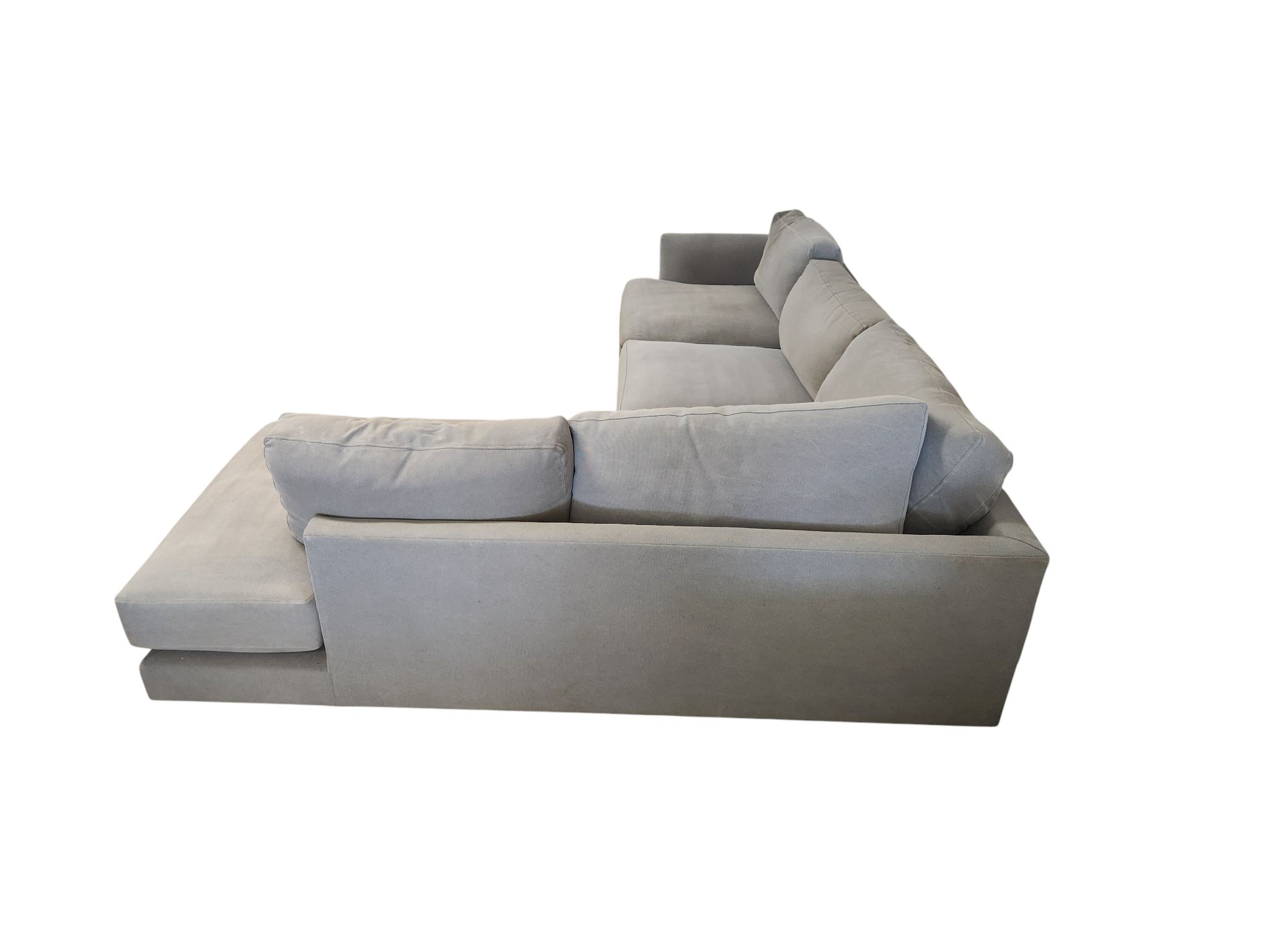 West Elm Gray L-Shaped Sectional - Image 3