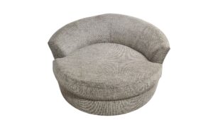 Ashley Furniture Swivel Gray Round Chair