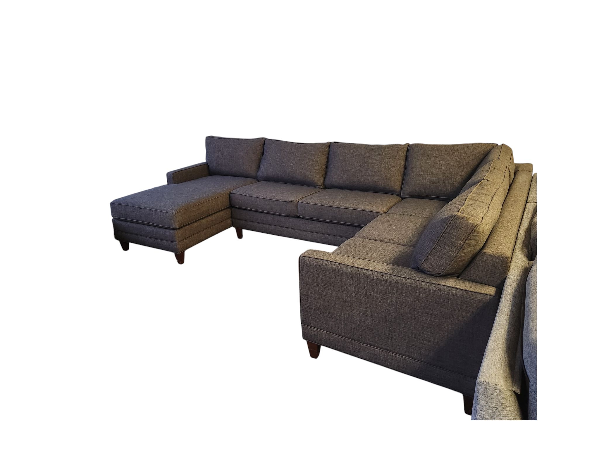 Pacific Furniture Modern Gray U-Shaped Sectional - Image 4