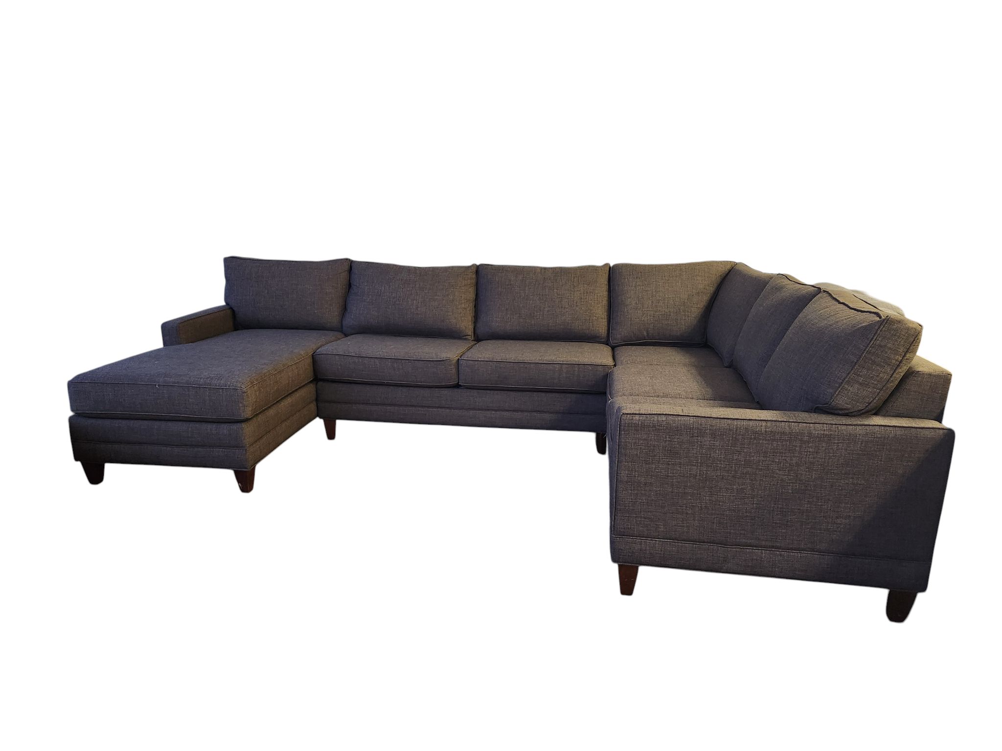 Pacific Furniture Modern Gray U-Shaped Sectional - Image 3